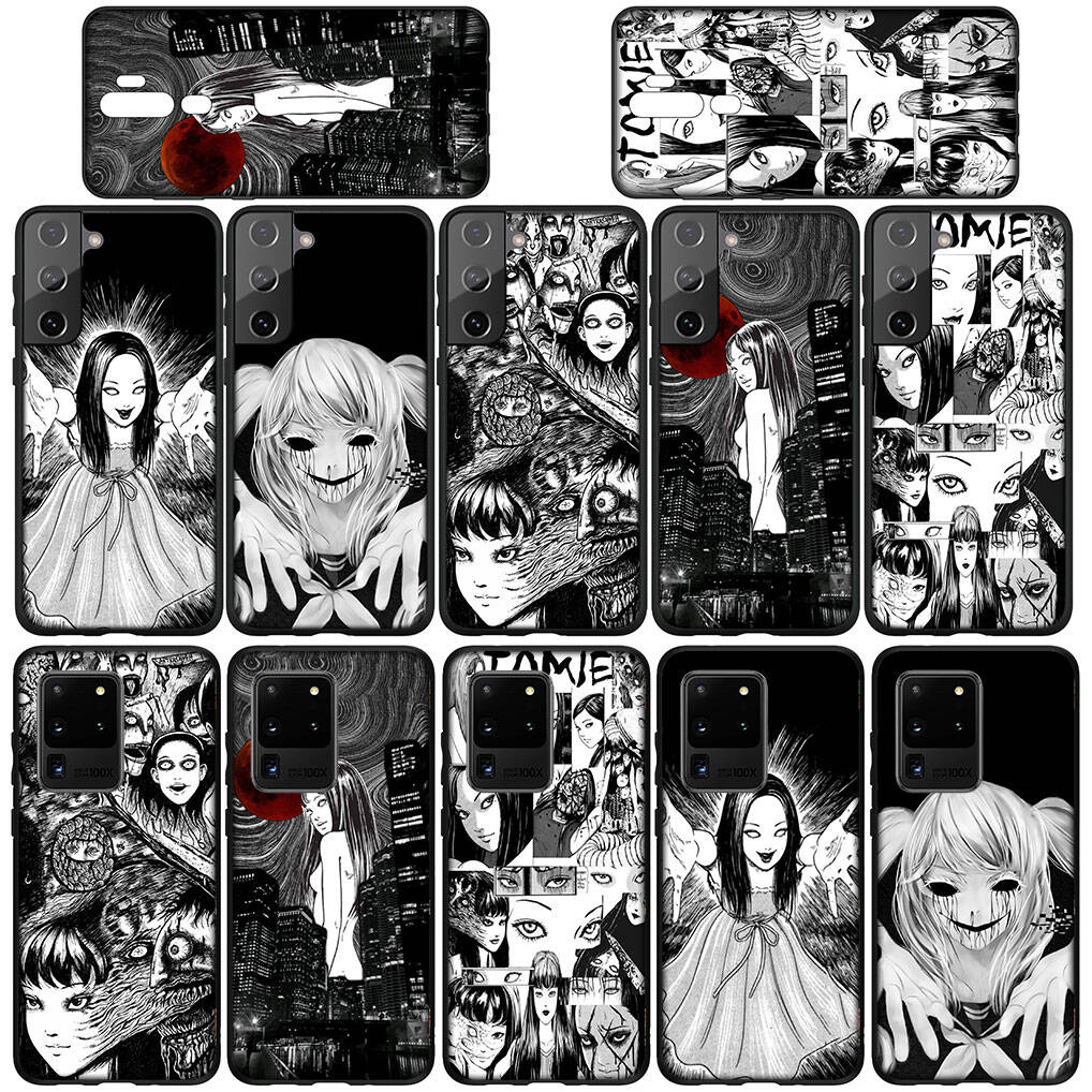 for iPhone 17 16 15 Xiaomi Poco F7 F8 X7 X6 C85 C75 C71 M8 Redmi Note 14 13 12 Pro Max 14C 13C 15C A3 A4 Phone Case Anime Tomie Junji Ito Horror Cover