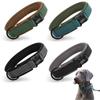 No Pull Pets Collar for Medium Large Dogs Elastic Webbing Dog Safety Buckle Chain  Walking