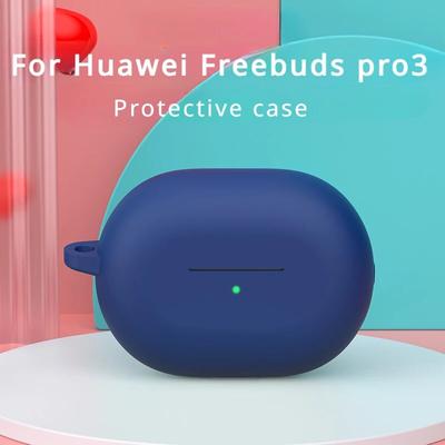Защитный чехол для наушников Huawei Freebuds pro3, силиконовый чехол, милый силиконовый чехол однотонного цвета для Huawei Freebuds pro3