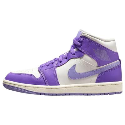 Женские кроссовки Air 1 Mid Action Grape Purple Sail Sky-J-Light-Purple BQ6472-504