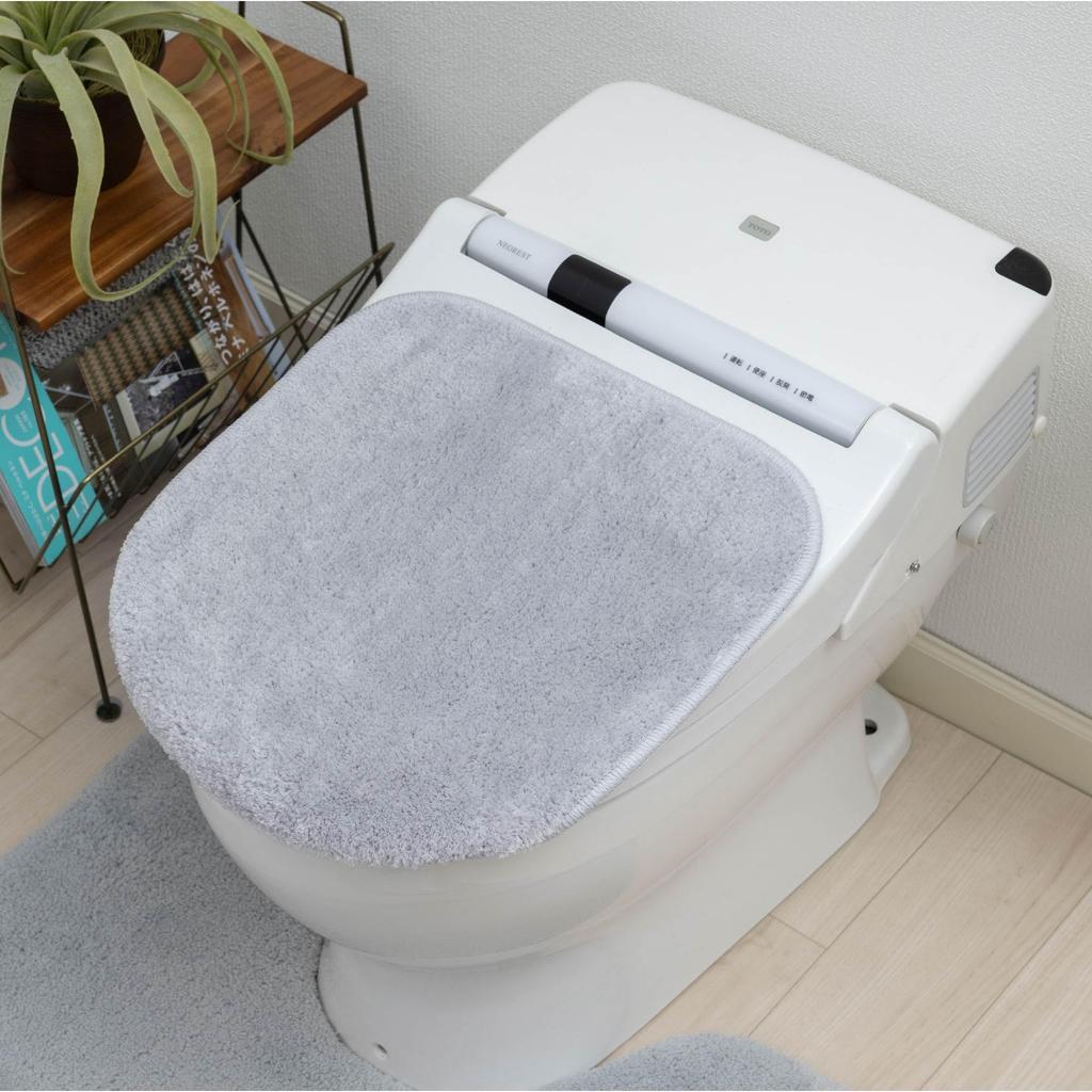 Senko Cushionee 3 Toilet Lid 11206 [BB Collection] Cover, Dual-Use, Gray,