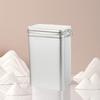 Silver Coffee Storage Canister Moisture Proof Tinplate Box Jar Food Storage Case  Office