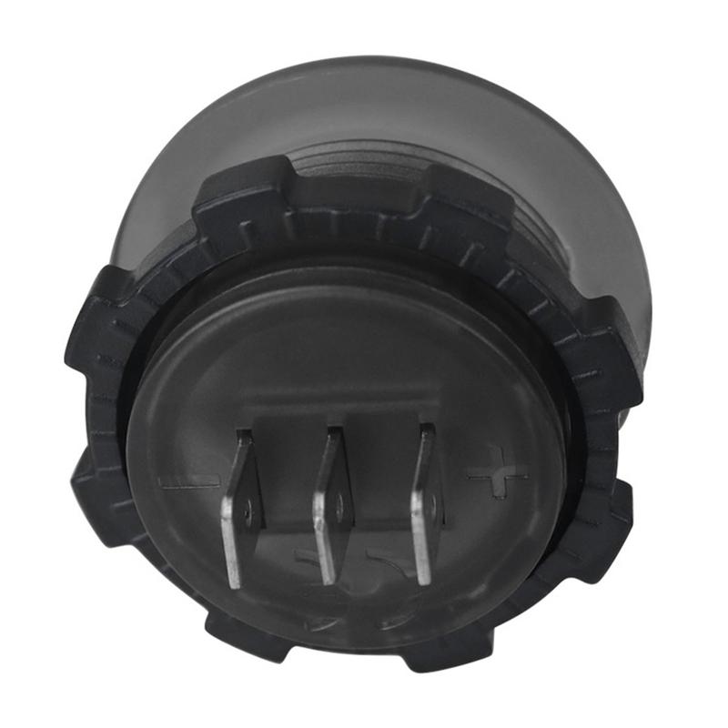 12-24V Instrument Waterproof Voltage VA ThreeDigit Round LED Panel Digital Voltmeter Ammeter Tester Monitor Display Voltmeter