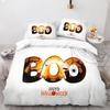 New 3D Print Halloween Boo Cartoon Bedding Set,Duvet Cover Bed Set Quilt Cover Pillowcase,King Queen Twin Size Boys Girls Adults
