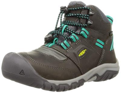 Детские треккинговые ботинки KEEN Ridge Flex Mid WP (Размеры 15.0-19.5см), Ridge Flex Mid Waterproof, Magnet/Greenlake, Размер 15.0см