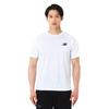 Тренировочная футболка с коротким рукавом Футболка с коротким рукавом Футбол для бега Сухая Быстросохнущая Дышащая WT Мужская (АМТ45401) Мужской (белый)
