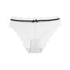 TERMEZY Women Lace Sexy Panties Breathable Underpants Seductive Soft Briefs Low-Rise Bow Hollow Out Transparent Lingerie