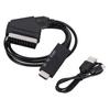 HD 1080p HDMI-совместимый в Scart Конвертер Scart в HDMI-совместимый Вход Выход Аудио Видео Кабель Адаптер для HDTV/DVD