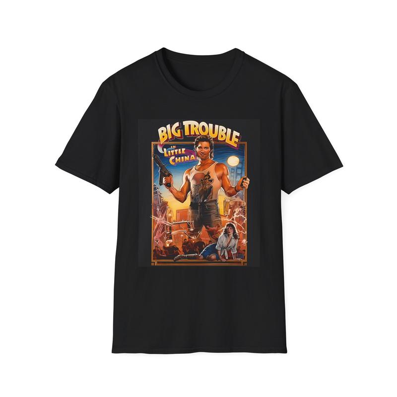 Big Trouble Little China Poster Unisex T-Shirt| Retro Action Movie Tee