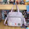 Japanese Preppy Style Shoulder Crossbody Bag New Nylon School Bags for Teenage Girls Transparent Itabag Backpacks Ita Bag