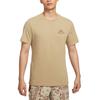 DF Western States Logo Breathable Quick-Dry Round Neck Sports Short Sleeve T-Shirt Men Tops Beige Brown HJ3663297