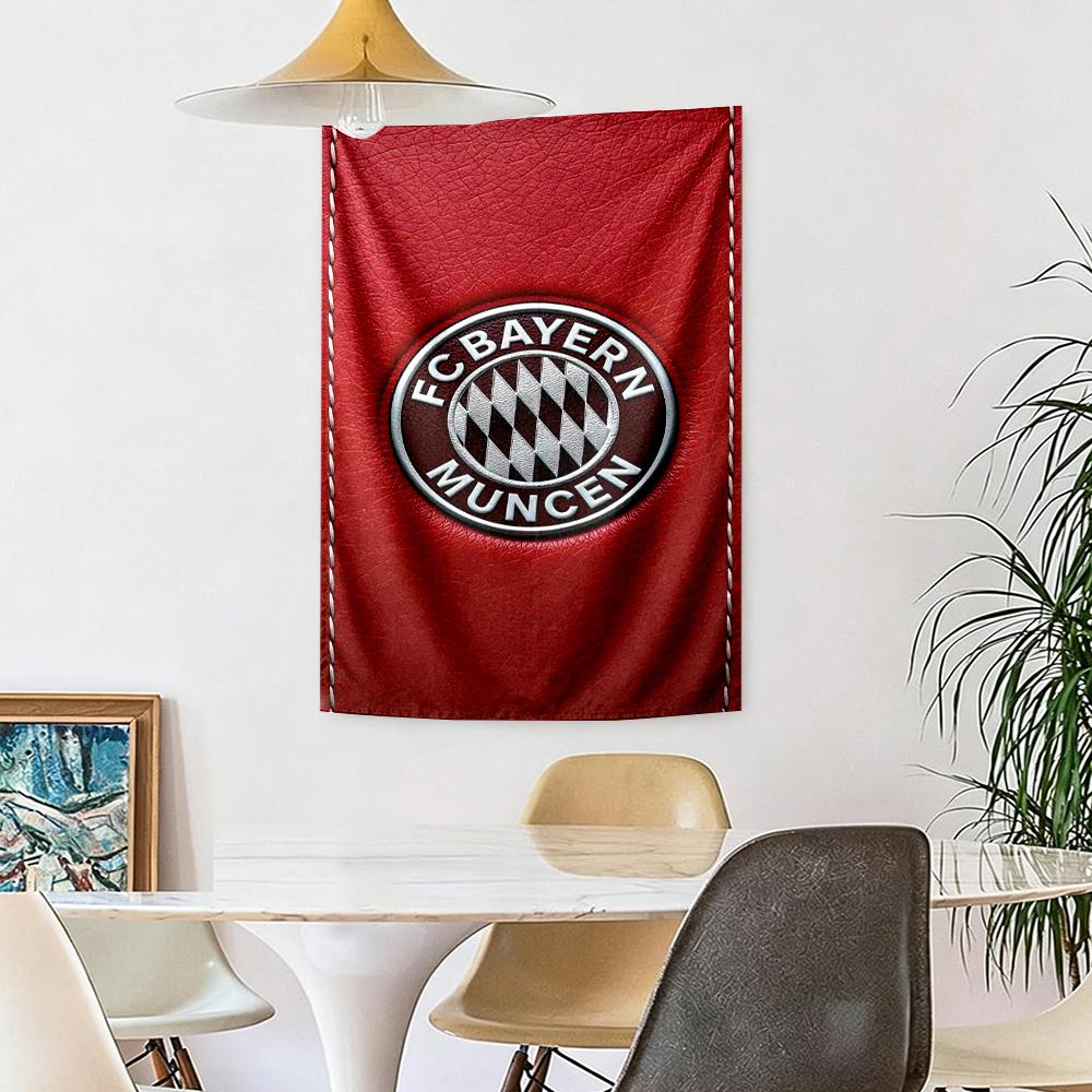 Fc Bayern Munich Wall Decor Tapestry Art For Pet Memorial Birthdaywedding Party Backdrop Family Gift