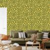 Green Leather Wallpaper Yellow and Lime for Living Room and Bedroom 50x1000