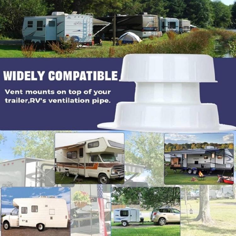 Защитные колпачки для вентиляционных отверстий крыши туристического прицепа Универсальная вентиляция Предотвращает запахи и способствует сухости интерьера во влажных условиях