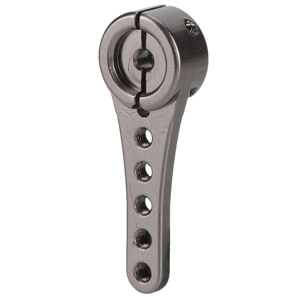 Длинный рулевой сервопривод из алюминиевого сплава, 25T, подходит для радиоуправляемых машин масштабом 1/10, 1/8, 1/5 (титан)