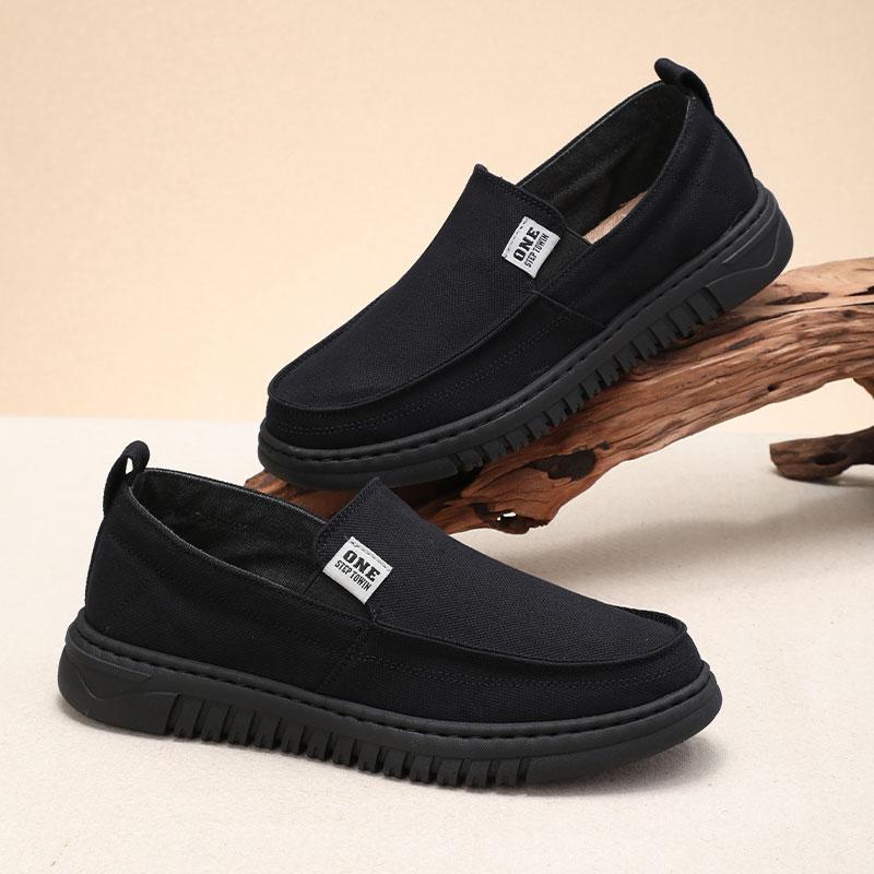 Old Beijing Cloth Shoes Men's Spring and Autumn Casual Breathable Comfortable Soft Anti-slip Odor-proof Cloth Shoes