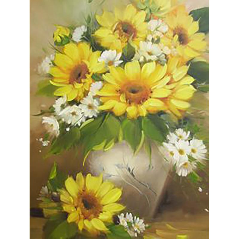 5D Diy алмазная живопись цветок набор для вышивки крестом полная дрель круглая вышивка мозаика Настенная картина из страз Декор подарок