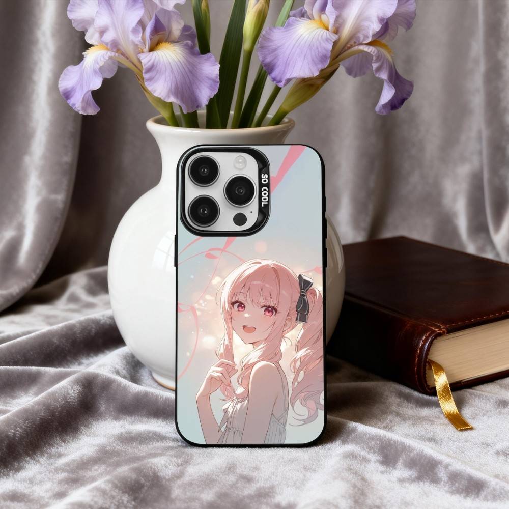 P-Project S-SEKAI M-Mizuki A-Akiyama Чехол для телефона для iPhone17,16,15,14,13,12,11 Plus,Pro Max Черный Конфетный Посеребренный Чехол