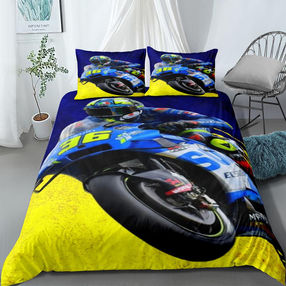 Fast F1 Duvet Cover Set UK Single Double Queen US Twin Full King Size Bed Linen Set