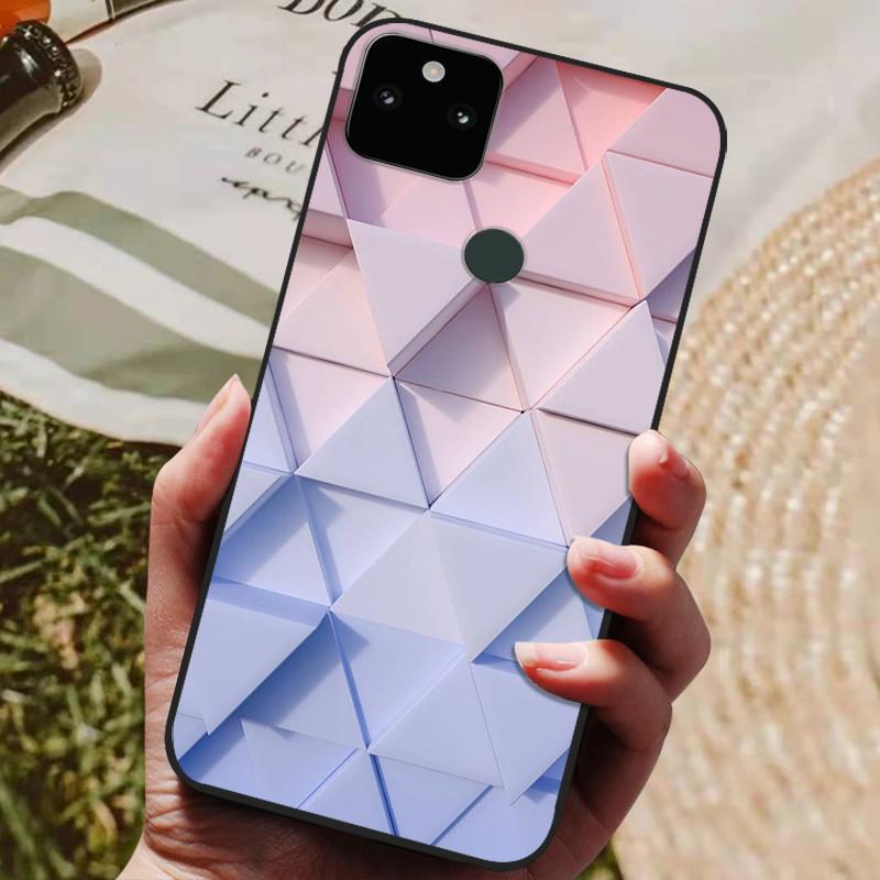 Модный матовый чехол для Google Pixel 5A 5G 5 Чехол Мягкий силикон Google Pixel 4A 5G 4G Чехол Задняя крышка Pixel5 Pixel4A Чехлы