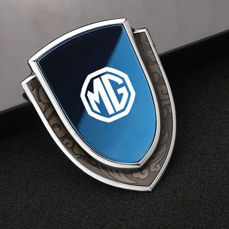 Car Metal Shield Emblem Car Stickers for MG MG3 MG5 a MG6 MG7 GT GS Hector HS ZS ZX EZS EHS Auto Accessories