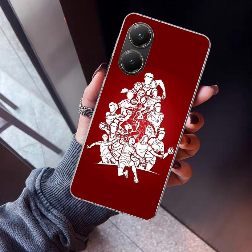 Handball Sport Phone Case For Xiaomi Poco X7 X6 X5 Pro F7 Ultra Redmi 15C 15 13 13C 12 12C 10 10A 10C 9 9A 9C 9T Shell Poco X7 X