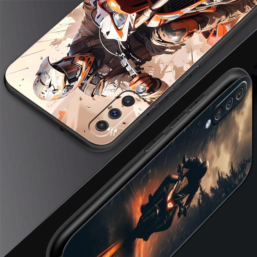 Чехол для телефона Мото Кросс Мотоцикл Спорт Для Samsung A56 A36 A26 A34 A17 A16 A06 A14 A12 A54 A72 A22 A20e A52 A50 A40 A32