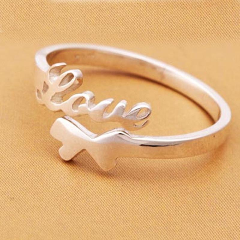 Stylish Opening Lore Ring Rings Silver Plated Ornament Fashion