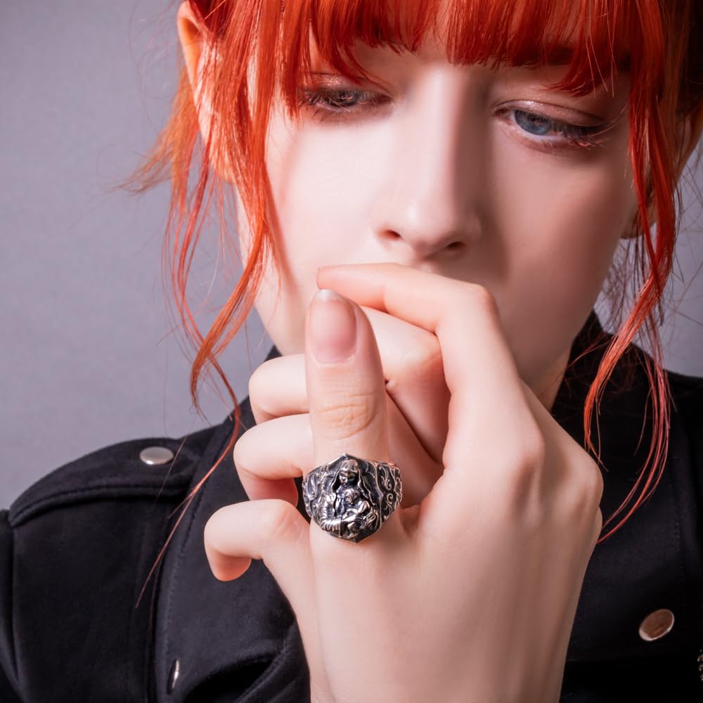 Кольцо Artemis Classic Дева Мария с младенцем Серебряный аксессуар для мужчин и Серебро 925 пробы (ac-acr0261) - Женщины, Ювелирные изделия, Кольцо,