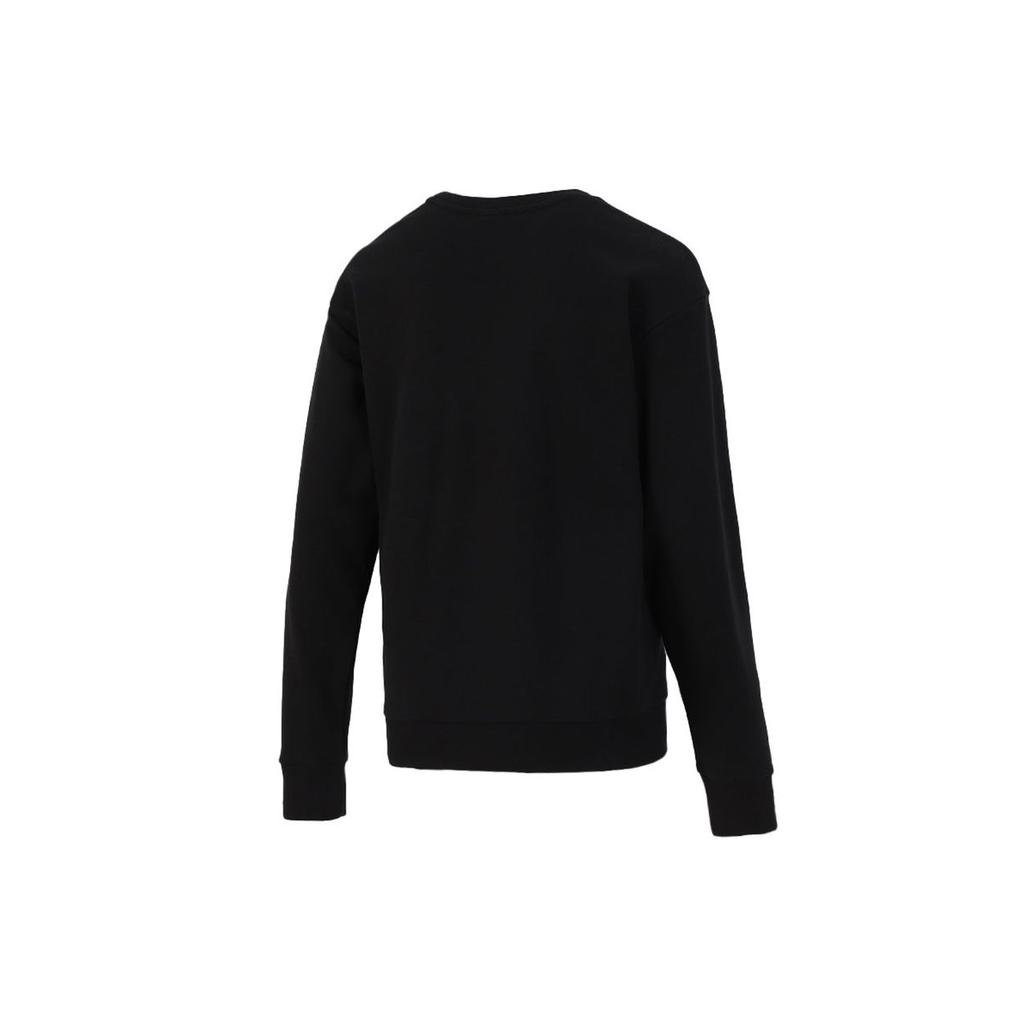 Puma Металлический золотой логотип с принтом трикотажная кофта женская топы черный 532682-01