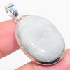 Радужный Лунный Камень Драгоценный Камень 925 Стерлинговое Серебро Подарок Ювелирное Изделие Подвеска 1,77"