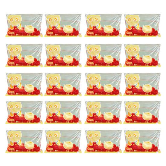 Пакет для заморозки фруктов и овощей, застежка-молния, большая вместимость, не содержит БФА, герметичный, многоразовый