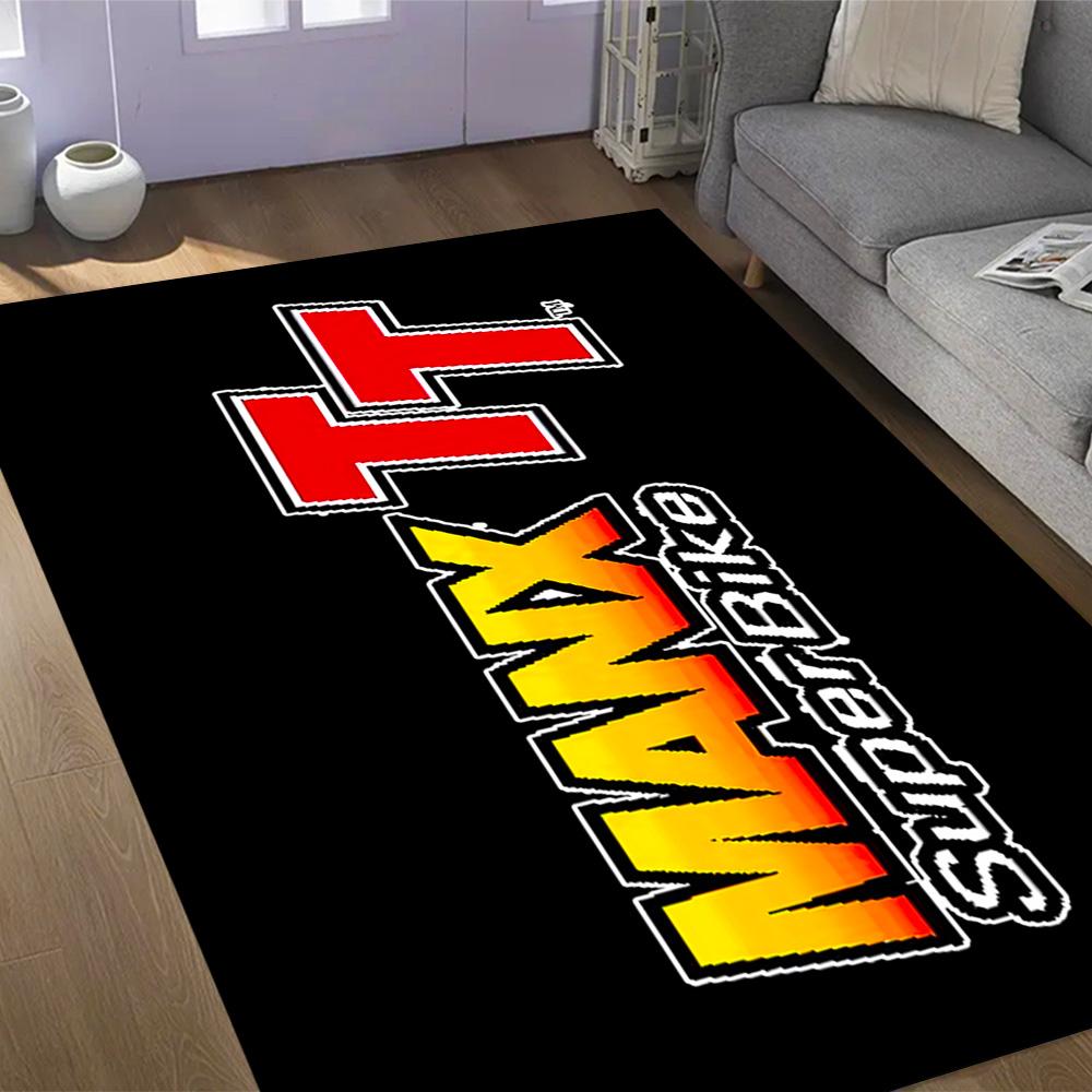 Isle Of Man Tt Race Themed Anti-Slip Rugs - Polyester Home Decor, Suitable for Bedrooms, Living Rooms, Doorways, Studios, and Decorations