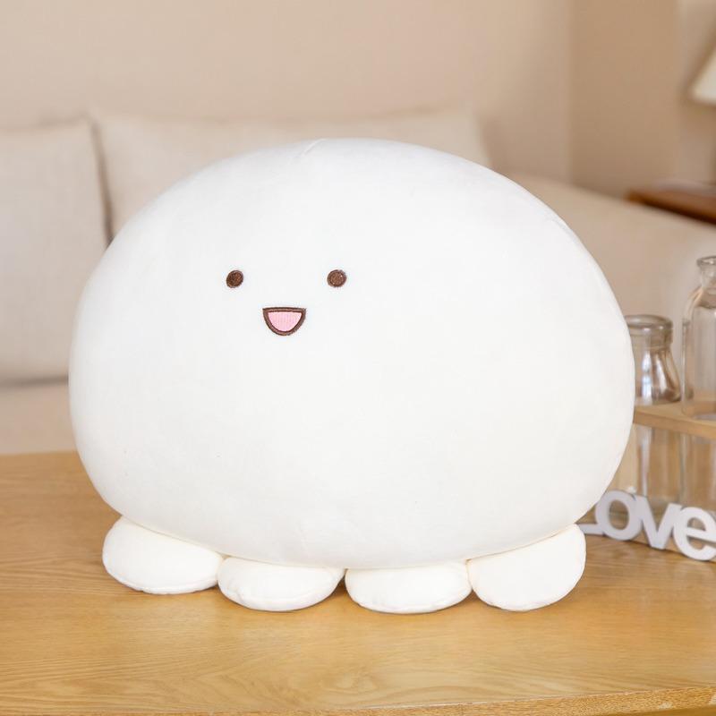 Главная Подушка Подушка Украшения Милый Мультфильм Креативный Осьминог Шарики Веселая Плюшевая Кукла Игрушка Спящая Удобная Подушка Женская
