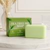 Tea Tree Oil Soap Bar for Acne & Oily Skin - Antibacterial, Deep Pore Cleansing, with Coconut & Olive Oil - Fights Blemishes, Blackheads & Body Odor