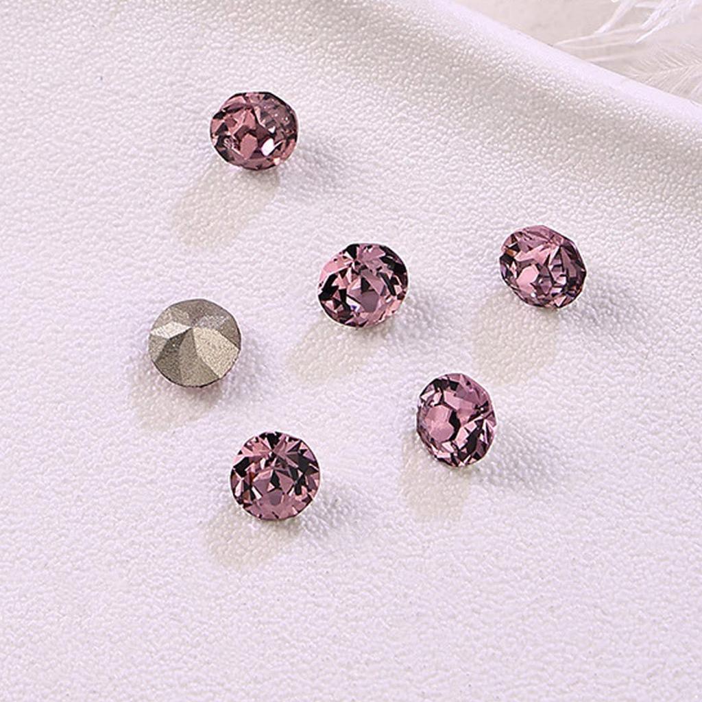 10 штук розовых блестящих стразов для украшения ногтей, смешанные формы, включая сердечки, квадраты, бабочки, капли, для DIY дизайна ногтей, дома, в салоне, для вечеринки