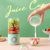 500ML USB Rechargeable Portable Electric Juicer Mini Smoothie Blender Cup Blenders Home Appliance Wireless Press Juicers