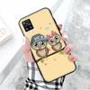 Black Case for Xiaomi Redmi 13C Note 9 iPhone XR 7 8 14 15 11 12 13 X XS Pro Max Samsung A25 S23 S24 FE Ultra Plus Cute Owl