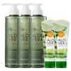 Aloe Large Capacity Cleansing Foam 500ml X 3 + 150ml X 2