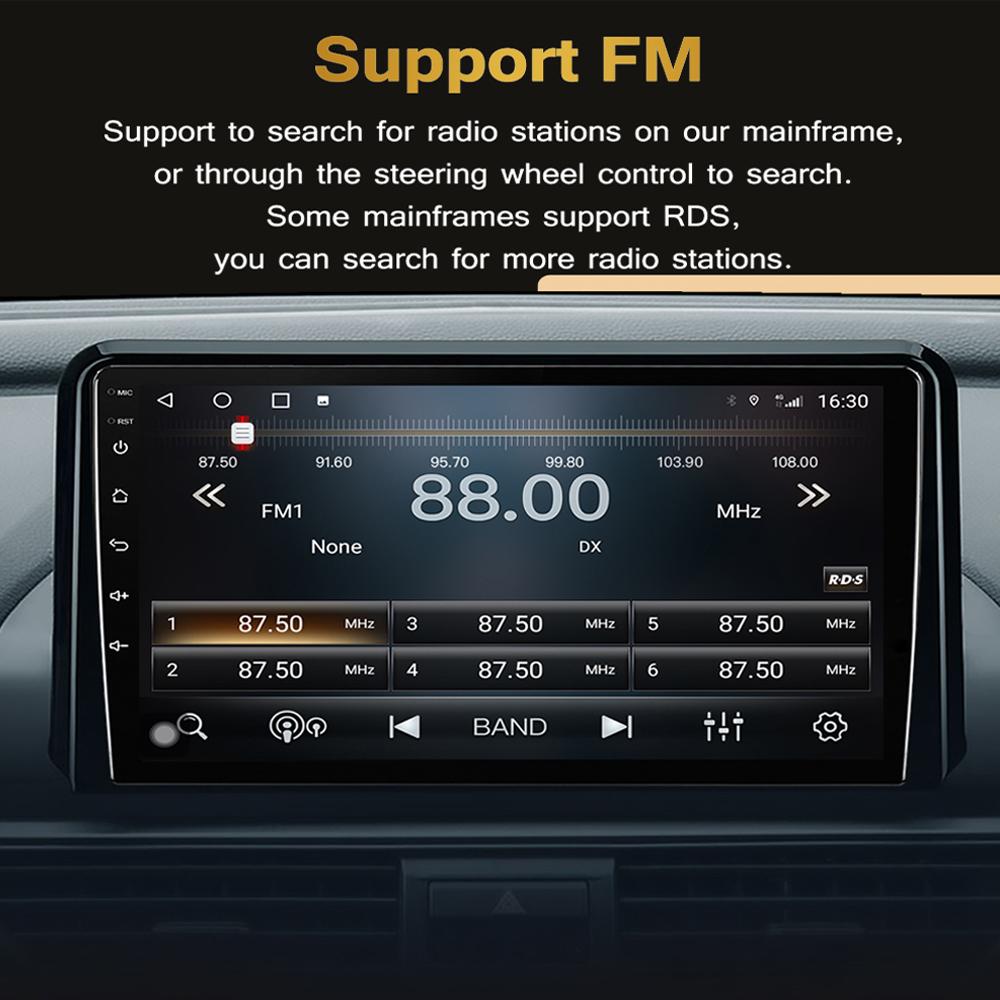 Android Car Radio Stereo For Skoda Octavia A5 2005-2013 GPS Navigation 2DIN 4 Core Multimedia Player Carplay Autoradio 4+64GB