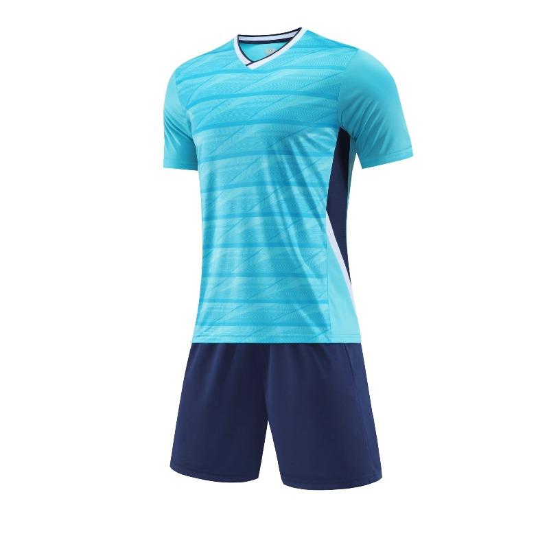 High-Quality Adult Children'S Football Jersey Set Breathable Sweat-Absorbing Quick-Drying Football Jersey Game Training Football Jersey