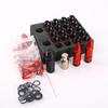 Spiked Aluminum Extended Tuner Wheels Rims Lug Nuts Racing Jdm (with logo)