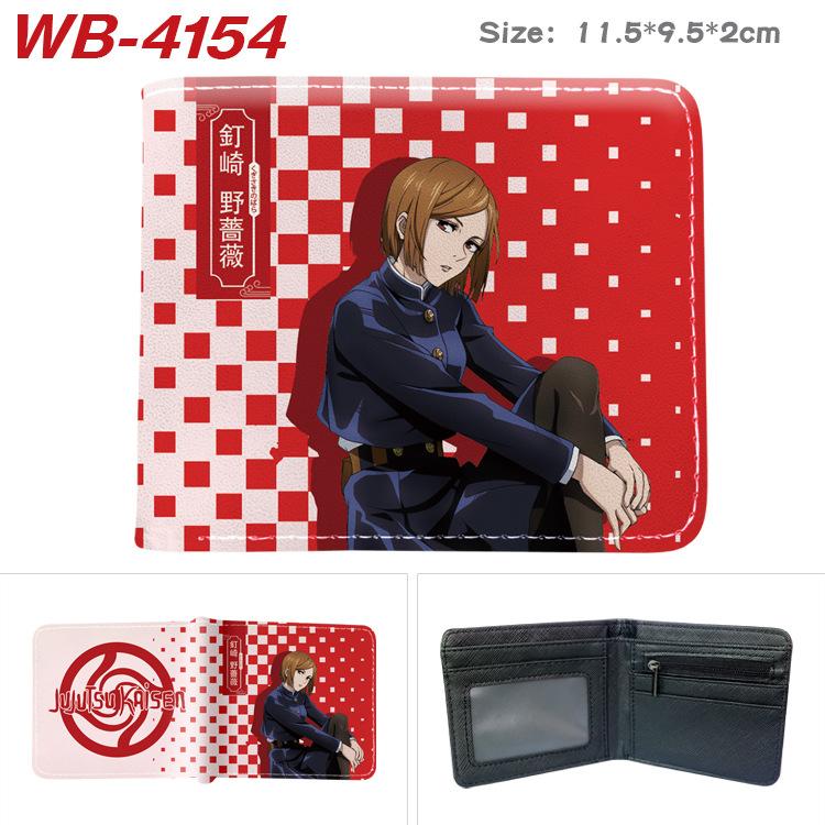 Jujutsu Kaisen Anime Wallet Gojo Satoru Yuji Itadori Print Short Bifold Card Holder Coin Purse PU Leather for Men Women 1pcs