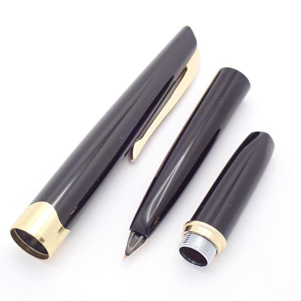 Б/у Fountain Pen PLATINUM 14K Перо Короткий Стержень Черный x Золотой [Ioki Shichiten]