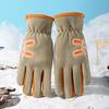 Детские термоперчатки зимние флисовые теплые перчатки для снега ветрозащитные варежки для холодной погоды для занятий спортом на открытом воздухе катание на лыжах сноуборде