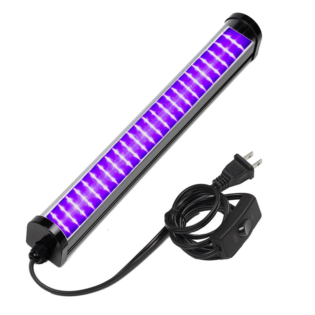 Black Light - Ultraviolet Light, 25W, Plug-in Included, Ultra-Thin, 395-405nm, LED Bar Light for Resin Curing, Weddings, Parties, Stage Lighting,