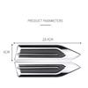 Car Air Flow Fender Side Vent Chrome Grille Shark Gill Decor Styling Stickers