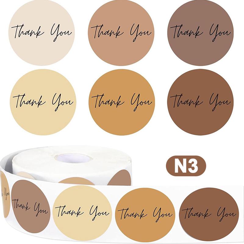 500Pcs Thank You' Stickers For Small Business Wedding Gift Seal Shipping Labels Envelope Decor Sticker Stationery Supplies