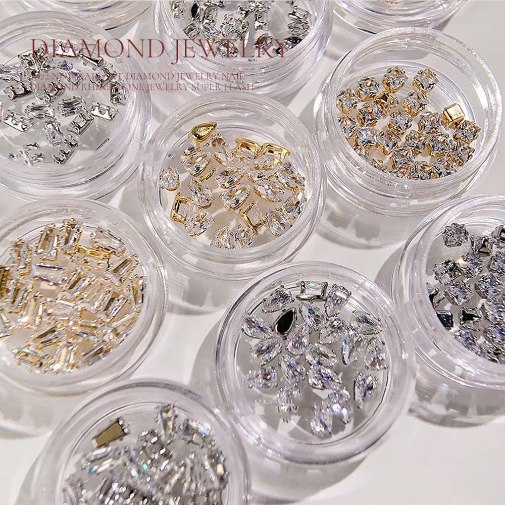 Nail Ornaments Nail Decoration Nail Jewelry Set Crystal Nail Rhinestone Nail Art Charms