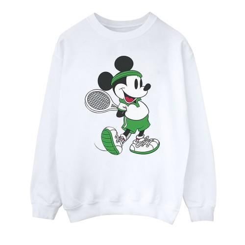 Disney Mens Mickey Mouse Tennis Sweatshirt